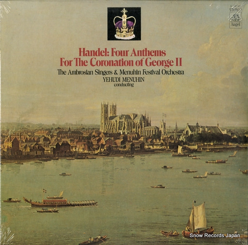 �桼�ǥ�����˥塼���� hendel; for anthems for the coronation of george ii S-36741