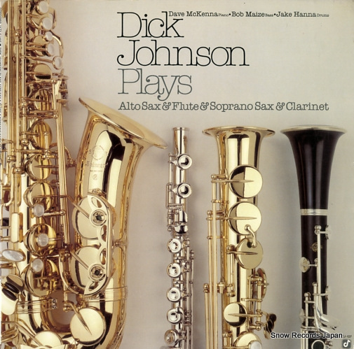 �ǥ��å�������󥽥� dick johnson plays alto sax and flute and soprano sax and clarinet CJ-107