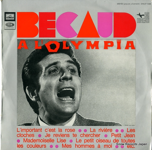 ジルベール・ベコー becaud a l'olympia CFELP1338