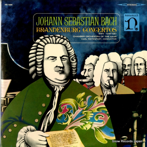 �����롦�ꥹ�ƥ�Х�� bach; brandenburg concertos bwv1046-1051 HB-73006