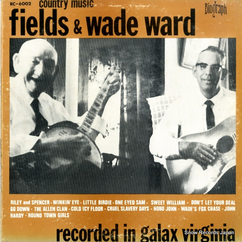 �ե����륺���������ɡ���� country music fields & wade ward RC-6002