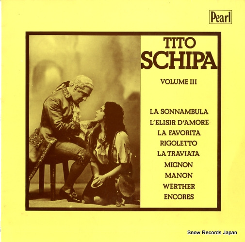�ƥ��ȡ��������� tito schipa vol.iii GEMM290