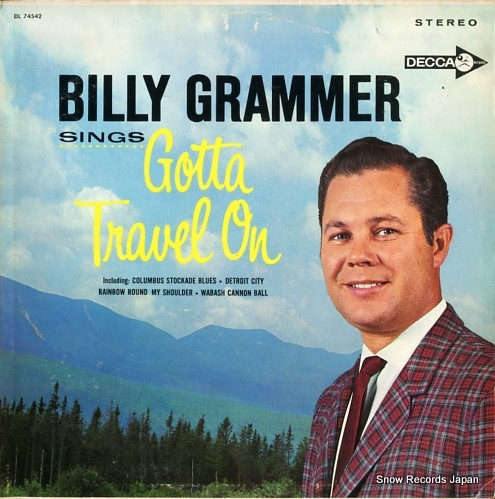 �ӥ꡼������ޡ� billy grammer sings gotta travel on DL74542