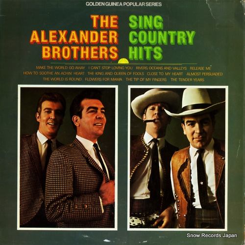 ���쥯����������֥饶���� the alexander brothers sing country hits GGL0386
