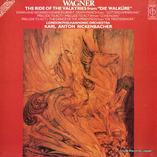 �����롦����ȥ󡦥�å���Хåϡ� wagner; wagner orchestral works CFP4412