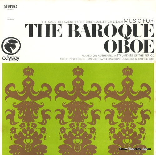 ミシェル・ピゲ music for the baroque oboe 32160050