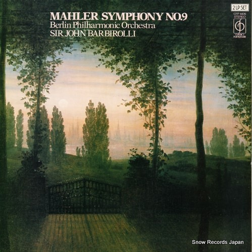 ジョン・バルビローリ mahler; symphony no.9 CFP4426