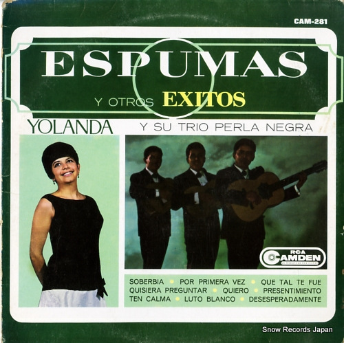 YOLANDA Y SU TRIO PERLA NEGRA espumas y otros exitos CAM-281