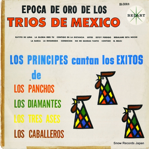 LOS PRINCIPES epoca de oro de los trios de mexico B.033