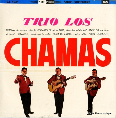 LOS CHAMAS trio los chamas S.E.9034