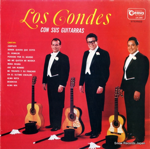 TRIO LOS CONDES los condes con sus guitarras LPG3006