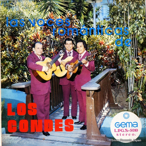 LOS CONDES las voces romanticas de los condes L.P.G.S.-5010