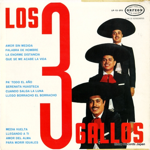 LOS TRES GALLOS los 3 gallos LP-12-393