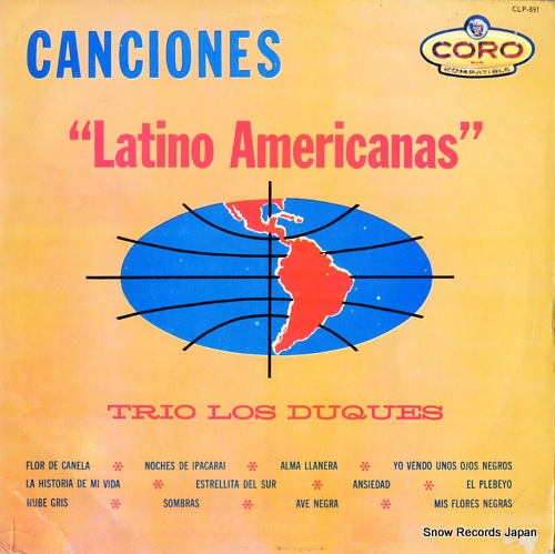 TRIO LOS DUQUES canciones latino americanas CLP-891