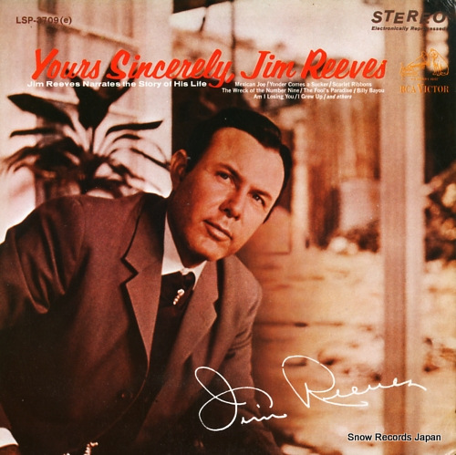 ���ࡦ�꡼���� yours sincerely, jim reeves LSP-3709