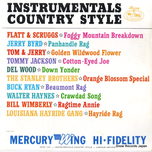 V/A golden instrumentals country style MGW12261