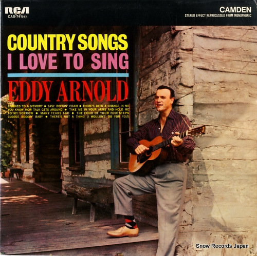 エディ・アーノルド country songs i love to sing CAS-741