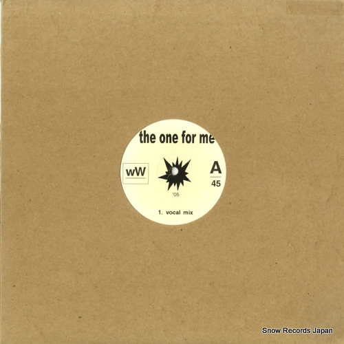 UNKNOWN ARTIST the one for me / no sunshine WES003