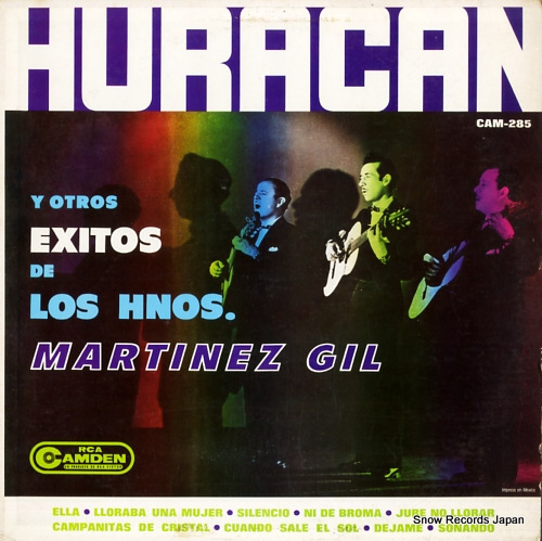 エルマノス・エストレージャス huracan y otros exitos fe los hnos. martinez gil CAM-285