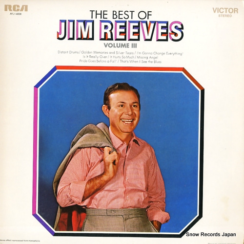 ジム・リーヴス the best of jim reeves volume iii AYL1-4838