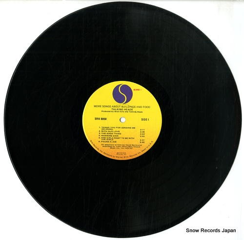 TALKING HEADS more songs about buildings and food SRK6058