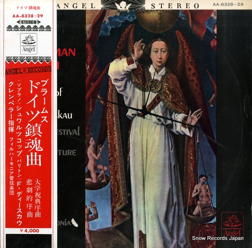 KLEMPERER, OTTO brahms; ein deutsches requiem AA-8328-29