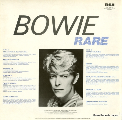 BOWIE, DAVID rare PL45406