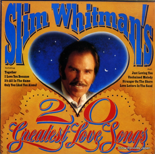 スリム・ホイットマン slim whitman's 20 greatest love songs UAG30270