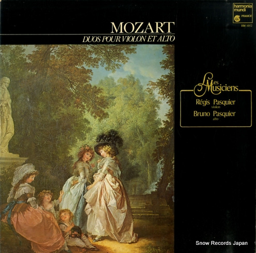 �쥸�����ѥ������ȥ֥롼�Ρ��ѥ����� mozart; duos pour violon et alto HM1052