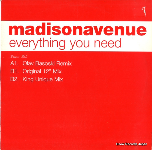 マディソン・アヴェニュー everything you need VCRT82