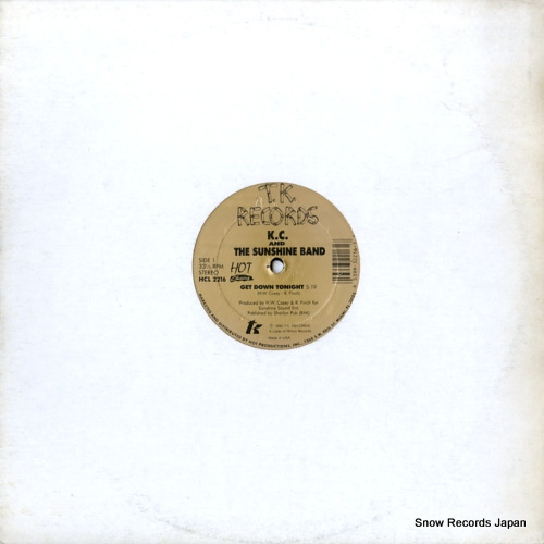 K.C.���������󥷥㥤�󡦥Х�� get down tonight / that's the way (i like it) HCL2216