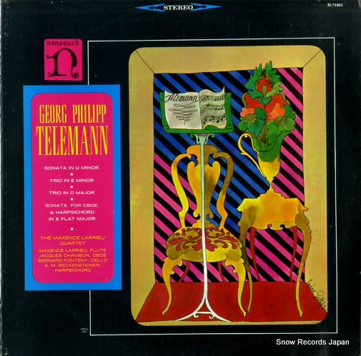 �ޥ����󥹡����塼��������ƥå� telemann; sonata H-71061