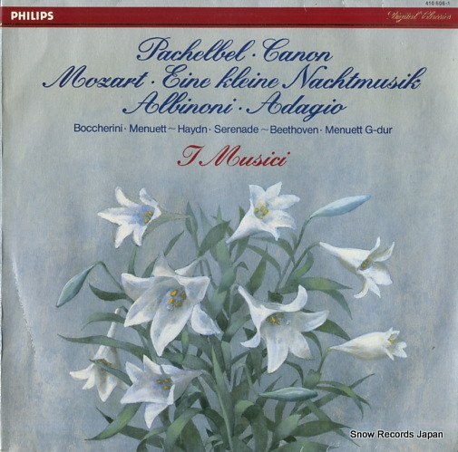 イ・ムジチ合奏団 pachelbel; pachelbel canon 410606-1