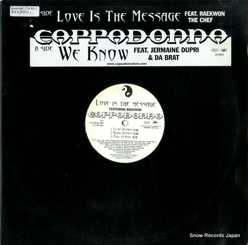 カパドンナ love is the message / we know EAS16668