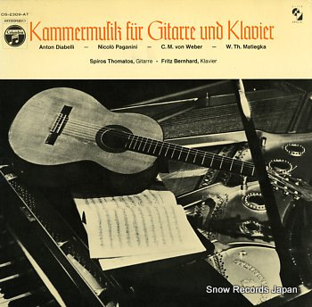 THOMATOS, SPIROS kammermusik fur gitarre und klavier OS-2309-AT
