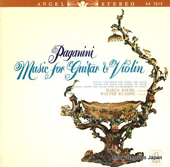 BAUML, MARGA AND WALTER KLASINC paganini; music for guitar & violin AA7213
