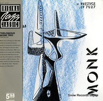 MONK, THELONIOUS thelonious monk trio OJC-010
