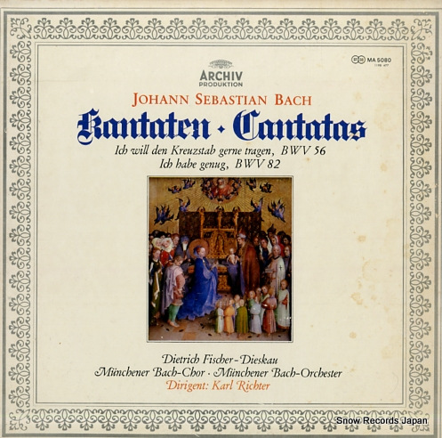 RICHTER, KARL bach; kantaten cantatas MA5080
