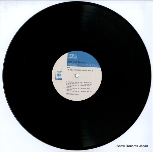 GOULD, GLENN bach; the well-tempered clavier, book ii SONC10471-2