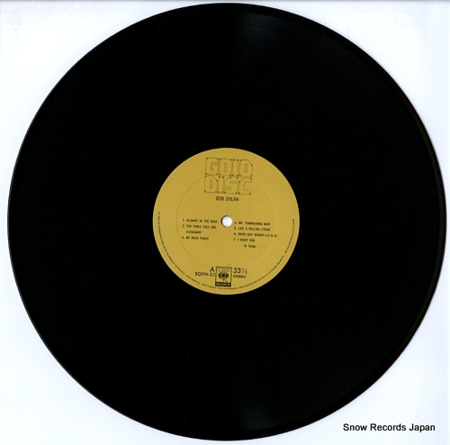 DYLAN, BOB gold disc SOPN25