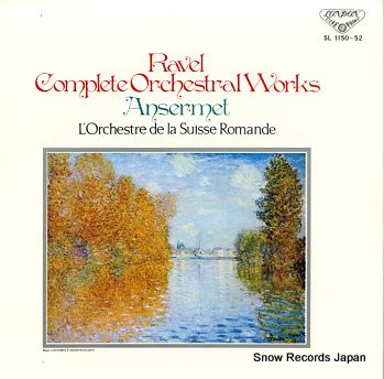 ANSERMET, ERNEST ravel; complete orchestra works SL1150-52
