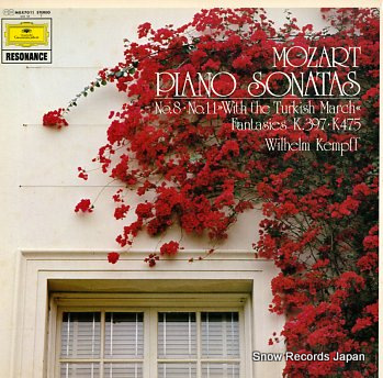 KEMPFF, WILHELM mozart; piano sonatas MGX7011