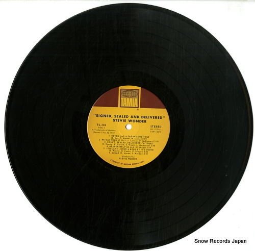 WONDER, STEVIE signed sealed & delivered TS304