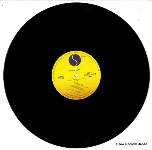 TALKING HEADS fear of music RJ-7600