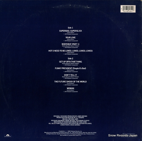 BROWN, JAMES dead on the heavy funk 74-76 827439-1Y-1