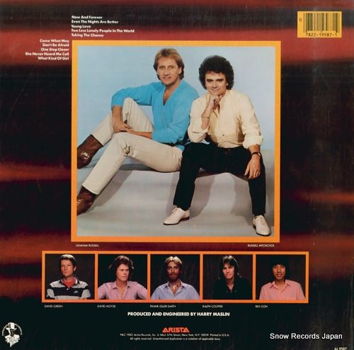 AIR SUPPLY now and forever AL9587