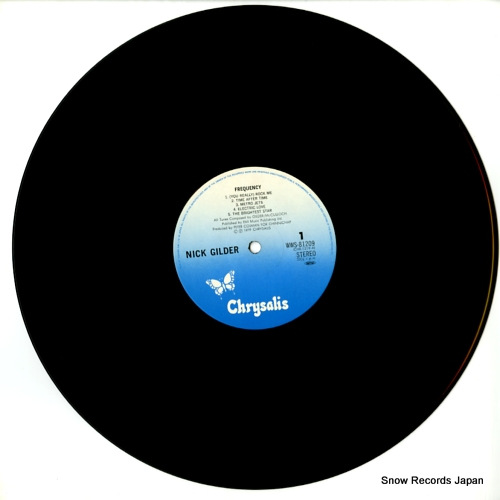 GILDER, NICK frequency WWS-81209