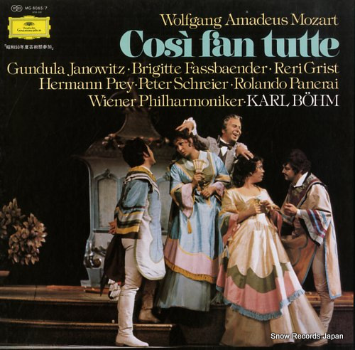 BOHM, KARL mozart; cosi fan tutte MG8065