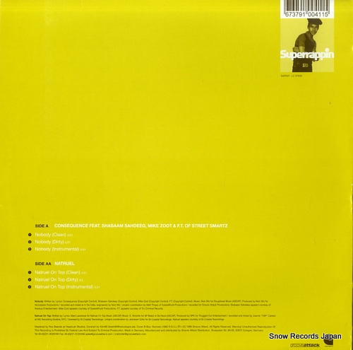 CONSEQUENCE / NATRUEL nobody / natruel on top GAP041