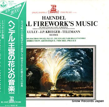 PIGUET, MICHEL hendel; royal firework's music REL-3102